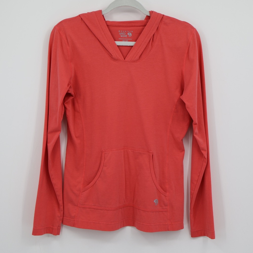 Mountain Hardwear Coral Red Lightweight Hoodie